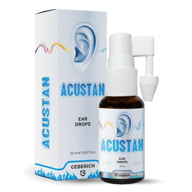 Acustan composición e ingredientes — frasco de gotas auditivas 20ml con cuentagotas