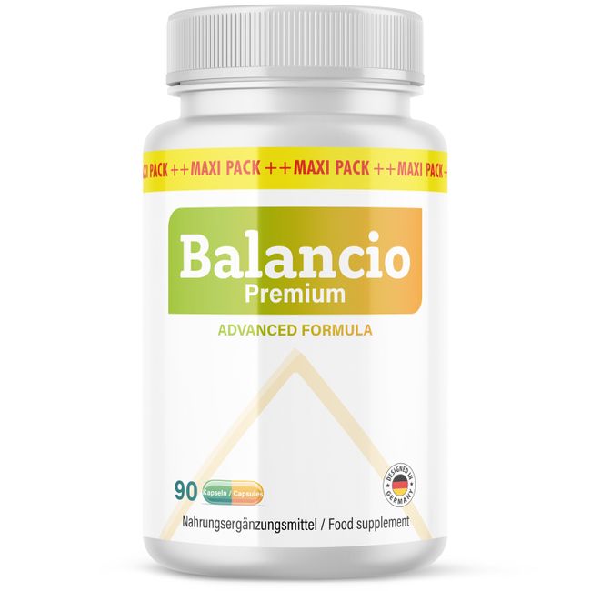 Balancio Premium Nahrungsergänzungsmittel Dose mit 90 Kapseln für tägliche Gesundheit und Gleichgewicht